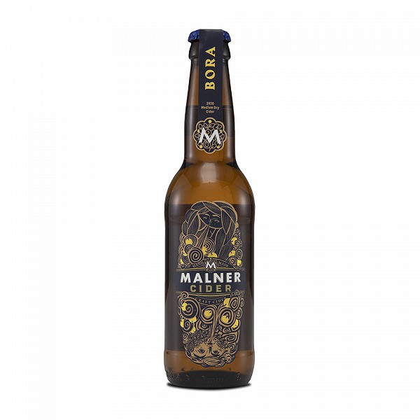 Malner, jabolčni cider,  Bora; 5,8 % vol. alk