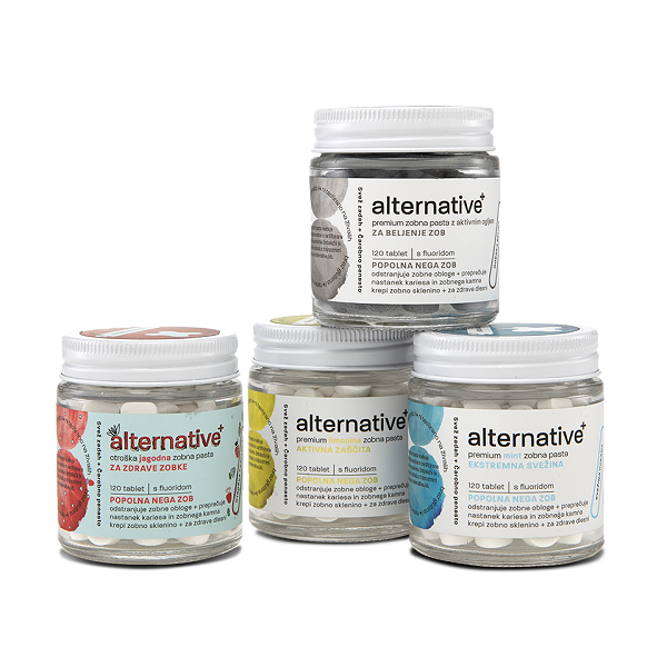 Alternative+, zobna pasta v tabletkah