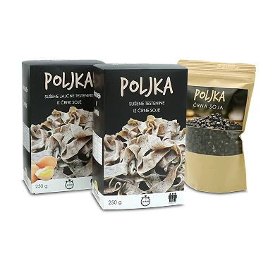 POLJKA, linija izdelkov iz črne soje