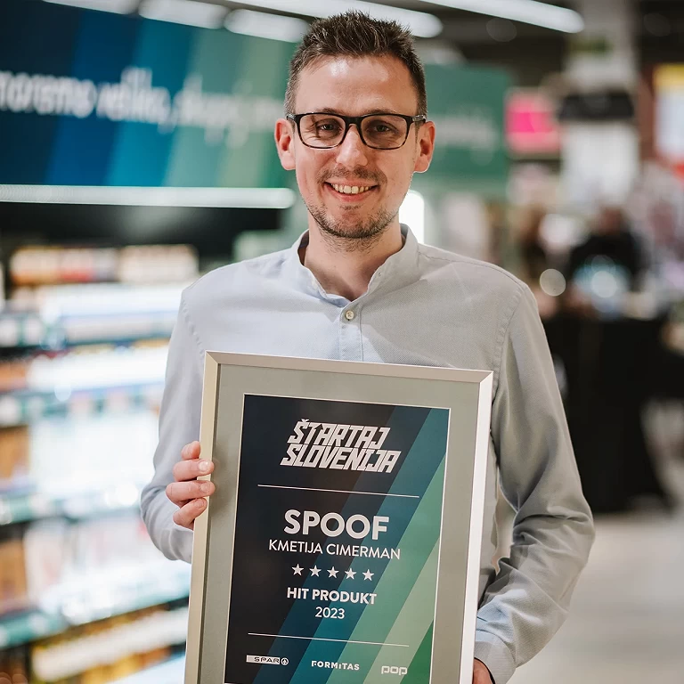 Štartaj Slovenija HIT PRODUKT 2023 je SPOOF!