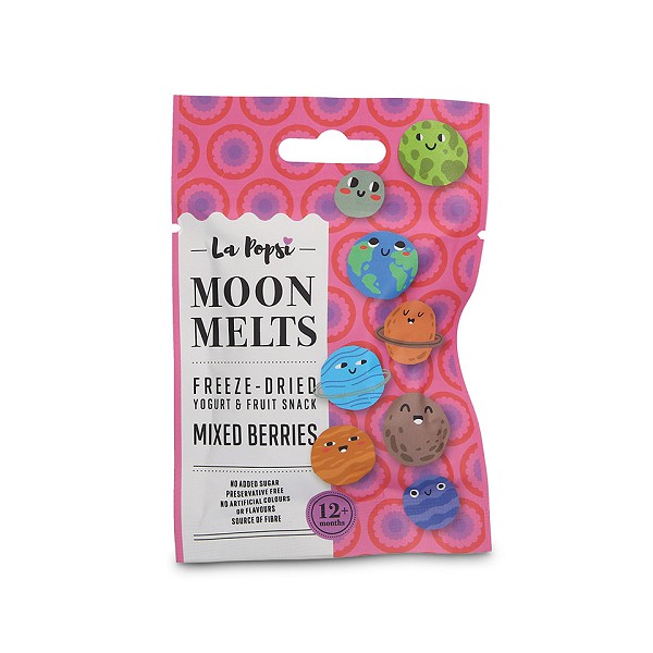 La Popsi Moon Melts, jogurtov prigrizek Jagodičevje