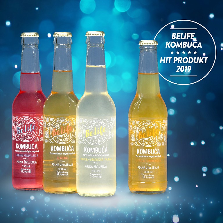 HIT produkt 2019 je BeLife kombuča