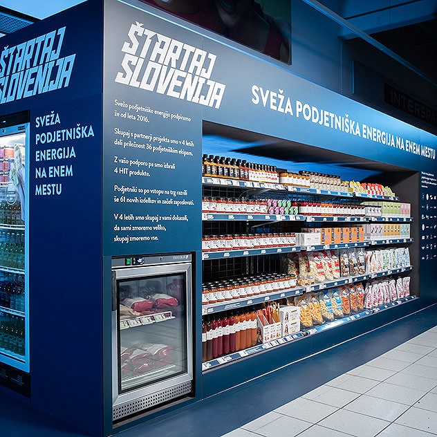 Štartaj Slovenija z veliko stojnico v 13 trgovinah Interspar